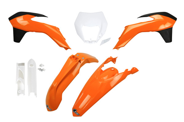 Full Plastic Kit OEM Color for Ktm EXC 125 - EXC 200 - EXC 250 - EXC-F 250 - EXC 300 - EXC-F 350 - EXC-F 450 - EXC-F 500